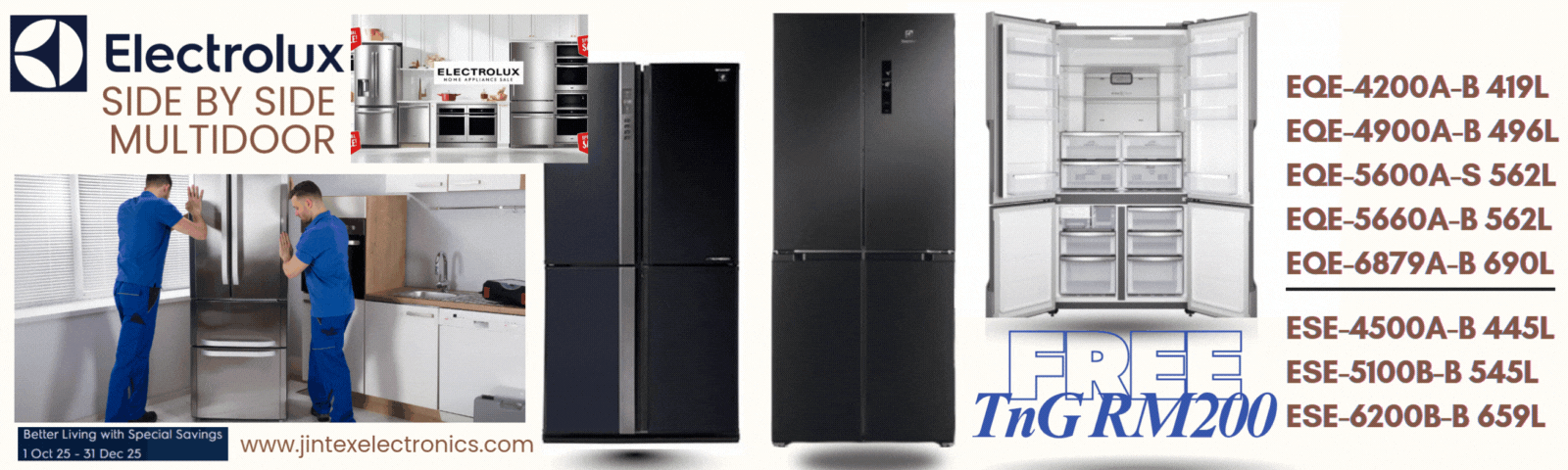 ELECTROLUX FRIDGE PROMO!